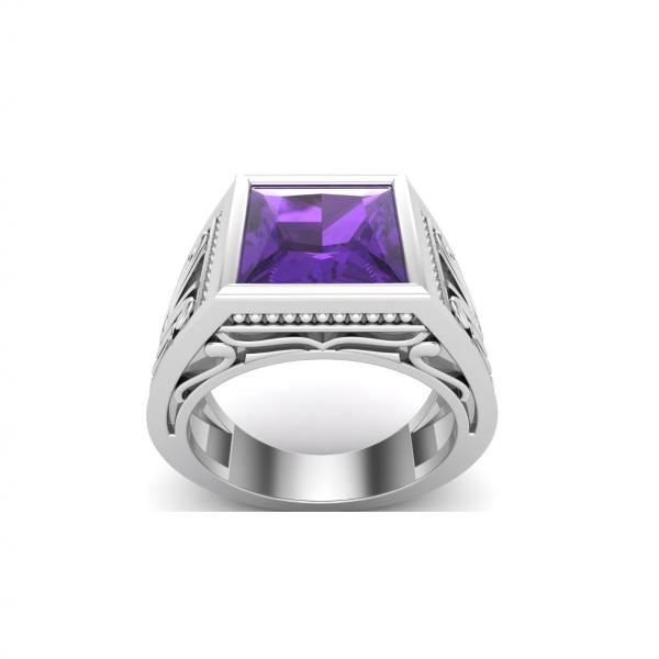 Bague amethyste argent Figuera